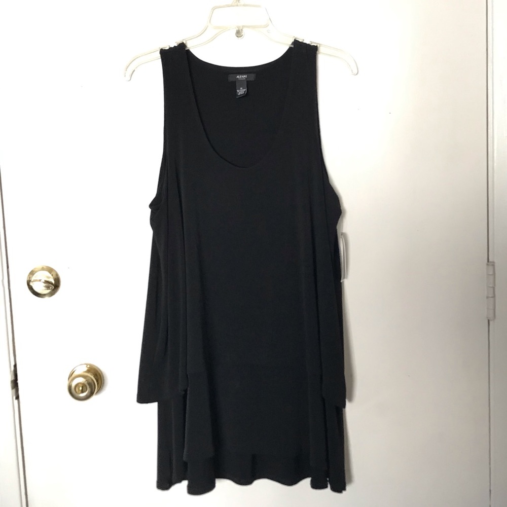 Alfani Sleeveless Top with Double Layer Bottom NWT